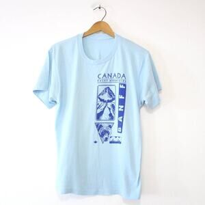 Vintage Banff Canada Rocky Mountains T Shirt Large